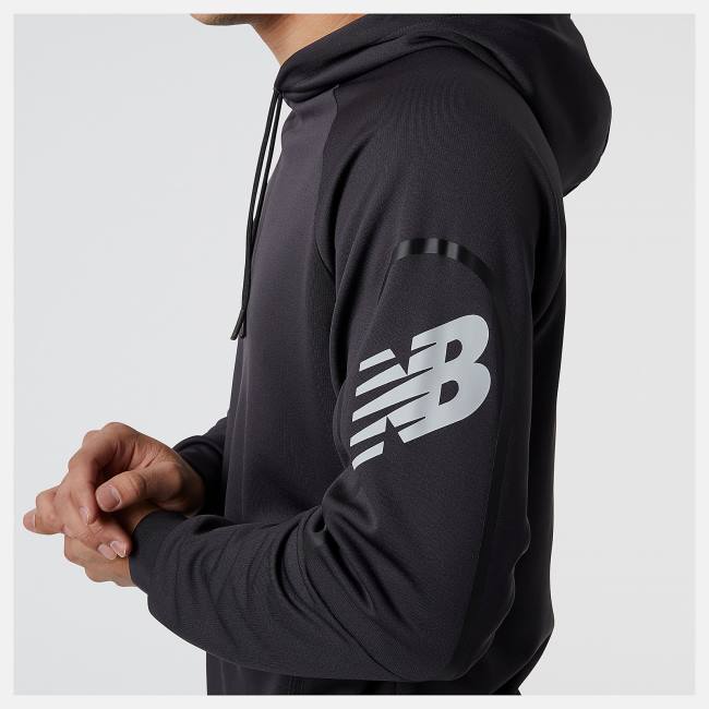 New Balance Tenacity Football Tränings Hoodie Herr Marinblå | NB185GXU