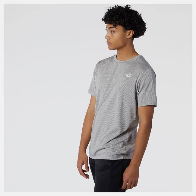 New Balance Tenacity Tee T-shirt Herr Grå | NB382UNR