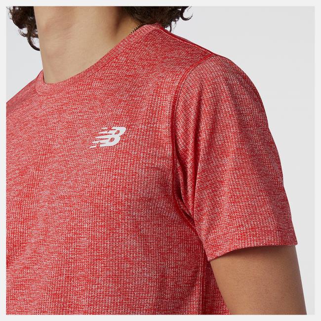 New Balance Tenacity Tee T-shirt Herr Röda | NB867JCI