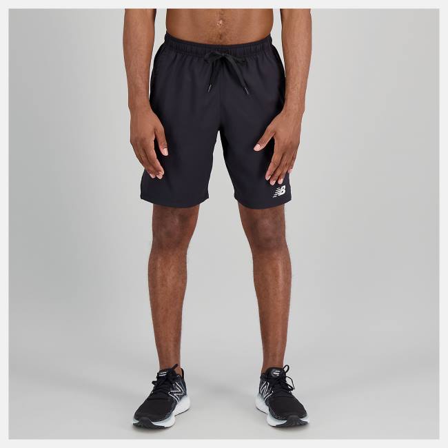 New Balance Tenacity Woven Logo 9 inch Shorts Herr Svarta | NB630AJB