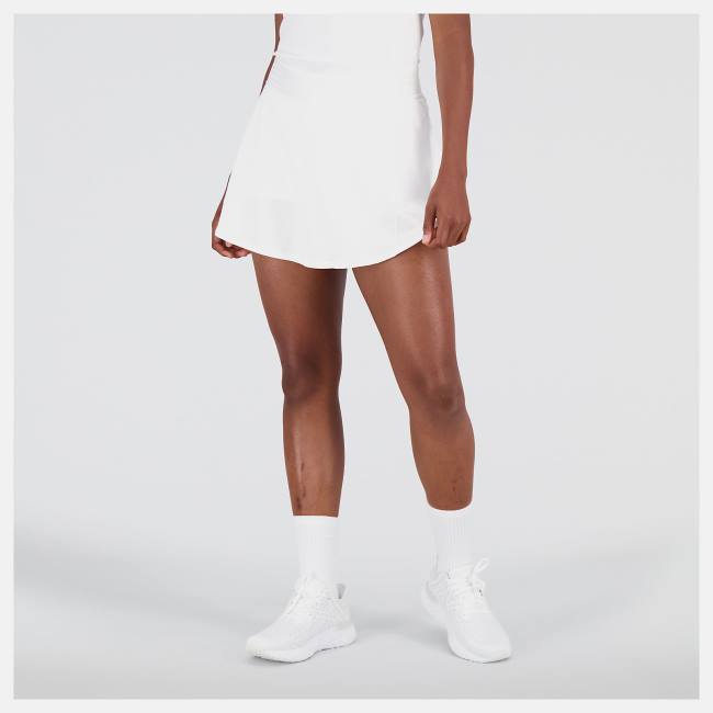 New Balance Tournament Skort Kjolar Dam Vita | NB719RQU