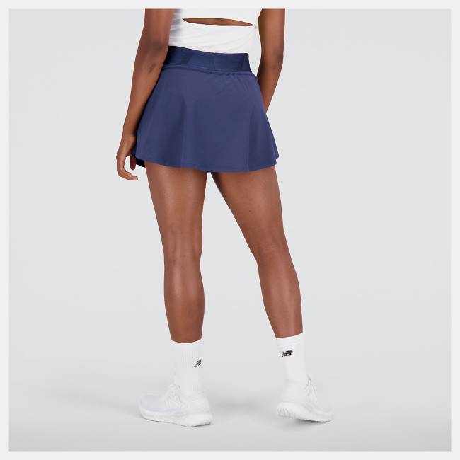 New Balance Tournament Skort Kjolar Dam Beige Indigo | NB985HMZ