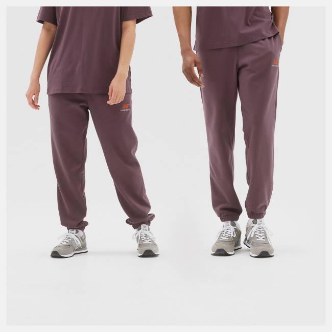 New Balance Uni-ssentials French Terry Sweatpant Byxor Herr Röda | NB234PFC