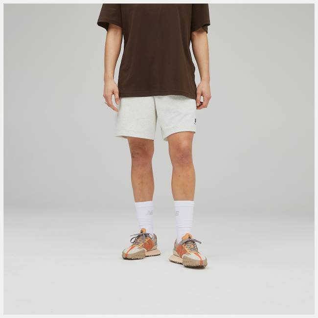 New Balance Uni-ssentials French Terry Shorts Herr Ljusblå | NB943FMR