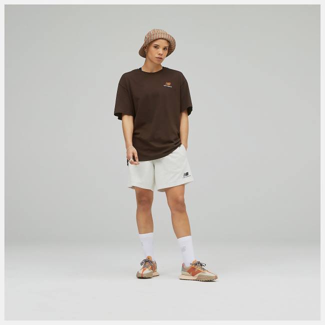 New Balance Uni-ssentials French Terry Shorts Herr Ljusblå | NB943FMR