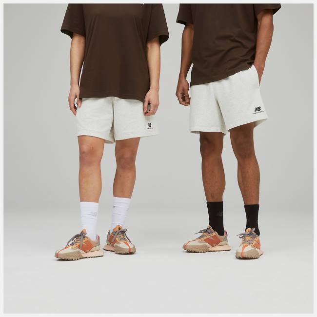 New Balance Uni-ssentials French Terry Shorts Dam Ljusblå | NB962YTZ