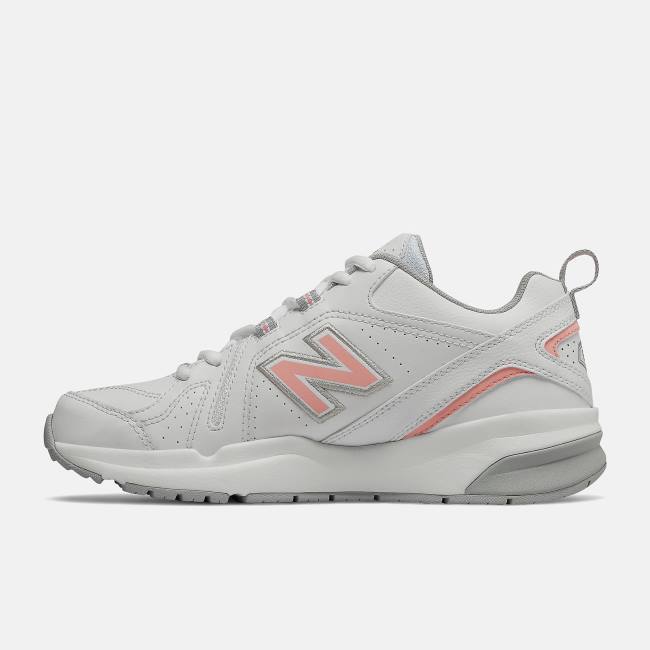 New Balance WX608V5 Träningsskor Dam Vita Rosa | NB856ZME