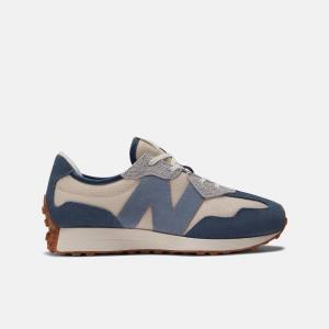 New Balance 327 Sneakers Barn Indigo Grå Bruna | NB679FLI