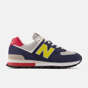 New Balance 574 Rugged Sneakers Herr Blå Gula | NB358FKT