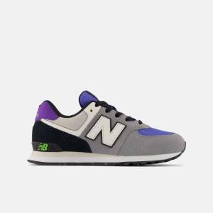 New Balance 574 Sneakers Barn Grå | NB264BAZ