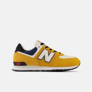 New Balance 574 Sneakers Barn Gula | NB027IMD