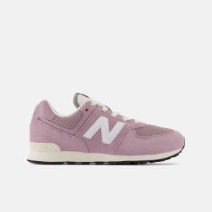 New Balance 574 Sneakers Barn Lila Ljusblå | NB782DPX