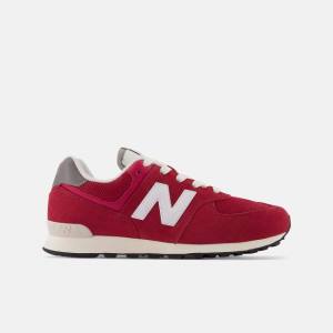 New Balance 574 Sneakers Barn Röda Ljusblå | NB037XMZ