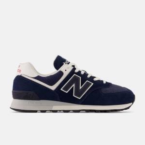 New Balance 574 Sneakers Dam Marinblå Vita | NB540JAY