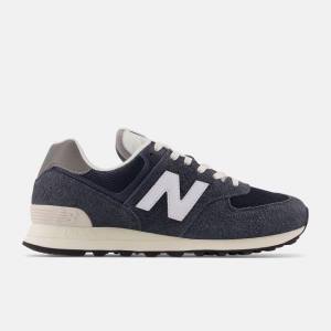 New Balance 574 Sneakers Dam Svarta Vita | NB470WGJ