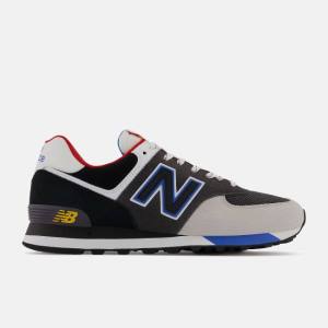 New Balance 574 Sneakers Herr Svarta Grå | NB491ZDQ