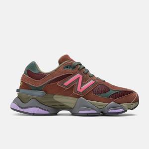 New Balance 9060 Sneakers Dam Vinröda Rosa | NB403KAI