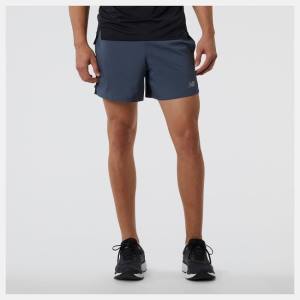 New Balance Accelerate 5 inch Shorts Herr Marinblå | NB156DZV