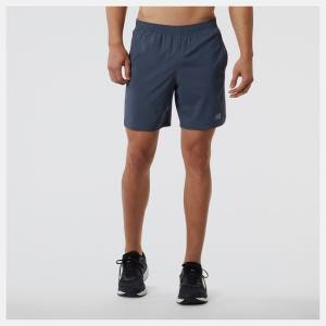 New Balance Accelerate 7 inch Shorts Herr Marinblå | NB127YBC