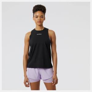 New Balance Achiever Tank T-shirt Dam Svarta | NB835WDH