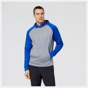 New Balance Baseball Pull Over Hoodie Herr Kungsblått | NB684KCZ