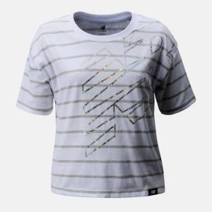 New Balance Essential Tee Girls T-shirt Barn Vita | NB267KBZ