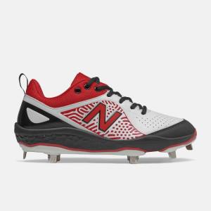 New Balance Fresh Foam Velo v2 Metal Baseball Skor Dam Svarta Röda Vita | NB952WOL