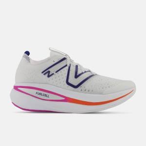 New Balance FuelCell SuperComp Trainer Löparskor Herr Vita Blå | NB063UIZ