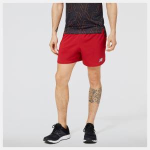 New Balance Impact Run 5 Inch Shorts Herr Röda | NB780RJC