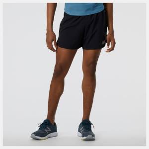 New Balance Impact Run 5 Inch Shorts Herr Svarta | NB974PQV