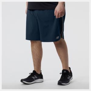 New Balance Impact Run 7 Inch Shorts Herr Beige Indigo | NB340OVK