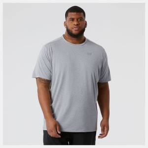 New Balance Impact Run Korta Sleeve T-shirt Herr Grå | NB128IXZ