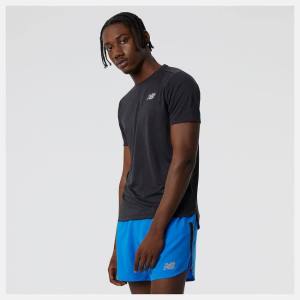 New Balance Impact Run Korta Sleeve T-shirt Herr Svarta | NB532YZE