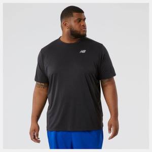 New Balance Impact Run Korta Sleeve T-shirt Herr Svarta | NB942QEM