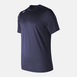 New Balance Korta Sleeve Tech Tee T-shirt Herr Marinblå | NB916JXF