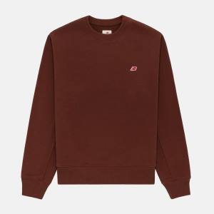 New Balance MADE in USA Core Crewneck Tröjor Herr Röda | NB423SHT