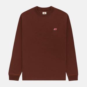 New Balance MADE in USA Core Long Sleeve T-shirt Herr Röda | NB273HFL