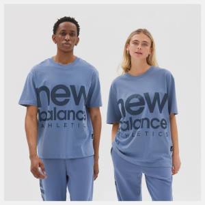 New Balance NB Athletics Unisex Out of Bounds Tee T-shirt Herr Grå | NB783UAY