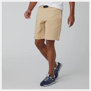 New Balance NB Athletics Woven Shorts Herr Khaki | NB946CPQ