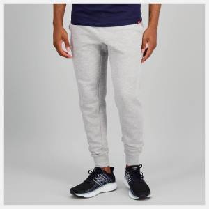 New Balance NB Essentials Metallic Sweatpant Byxor Herr Grå | NB467CYG