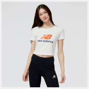 New Balance NB Essentials New Wave Korta Sleeve Tee T-shirt Dam Vita | NB426KBL