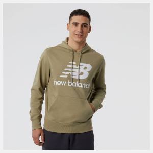 New Balance NB Essentials Pullover Hoodie Herr Camo | NB495KJQ