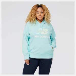 New Balance NB Essentials Pullover Hoodie Dam Blå | NB670PCL