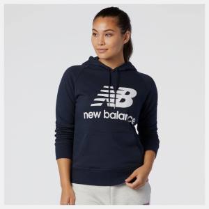 New Balance NB Essentials Pullover Hoodie T-shirt Dam Marinblå | NB860AHB