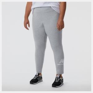 New Balance NB Essentials Stacked Leggings Dam Grå | NB814GNI