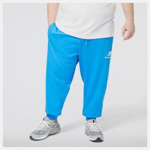 New Balance NB Essentials Stacked Logo Sweatpant Byxor Herr Blå | NB013GHW