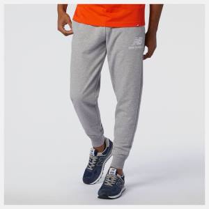 New Balance NB Essentials Stacked Logo Sweatpant Byxor Herr Grå | NB384CEM