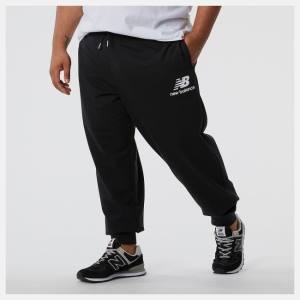 New Balance NB Essentials Stacked Logo Sweatpant Byxor Herr Svarta | NB527JYB