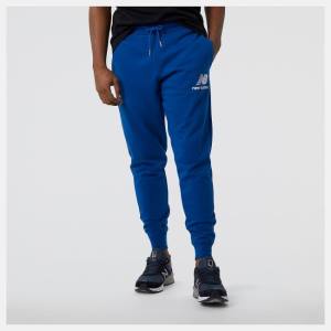 New Balance NB Essentials Stacked Logo Sweatpant Byxor Herr Blå | NB673WRM