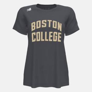 New Balance NB Korta Sleeve Tech Tee(Boston College) T-shirt Dam Grå | NB146NCI